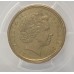 AUSTRALIA 2000 . ONE 1 DOLLAR COIN . ERROR . MULE . STRUCK ON TEN 10 CENTS
